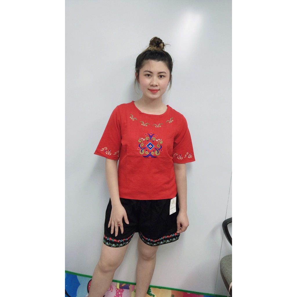 Quần sooc đùi vải cạp chun cho nữ, quần short cạp chun dễ phối đồ A24 | BigBuy360 - bigbuy360.vn