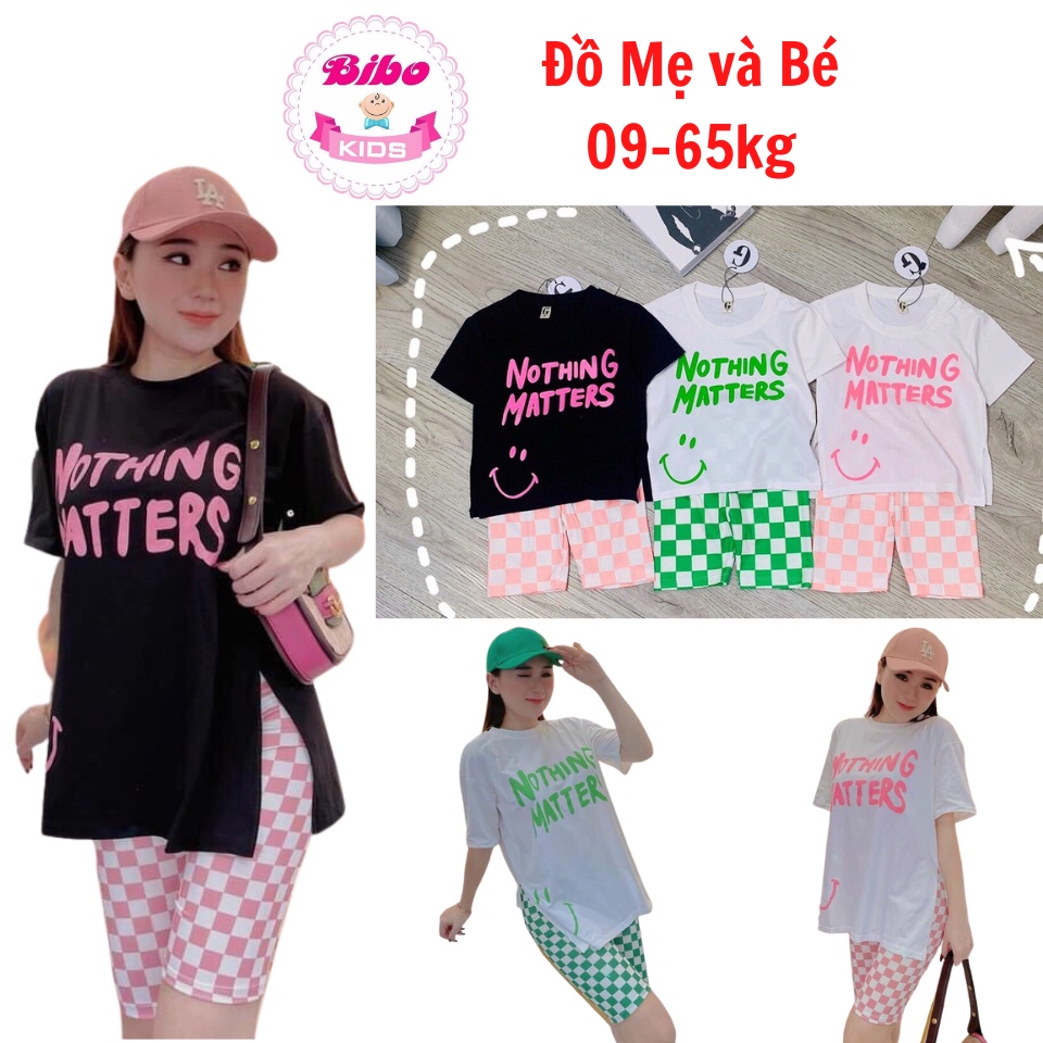 Đồ cặp MẸ và bé Gái Peko siêu sành điệu chất thun cotton chính phẩm mềm mịn, thoáng mát