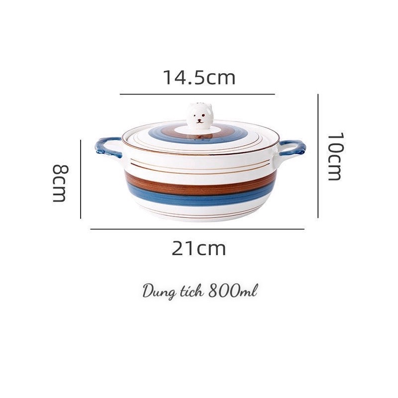 Bát Ăn cơm, Bát chè Đĩa sứ chén dĩa sứ Decor cao cấp Âu nắp sứ, Tô nắp sứ úp mỳ bún, phở siêu xinh