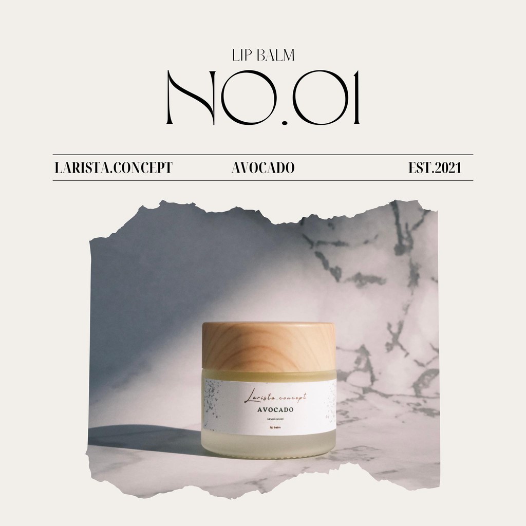 Son dưỡng môi chiết xuất từ trái Bơ - Larista Concept - Avocado Lip Balm -10ml