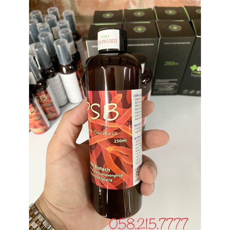 100ml-250ml PSB chế phẩm sinh học dành cho bể cá, hồ Koi