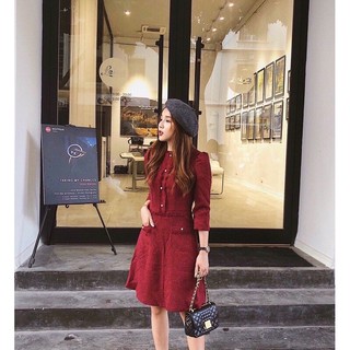 váy dạ tiêu đỏ
