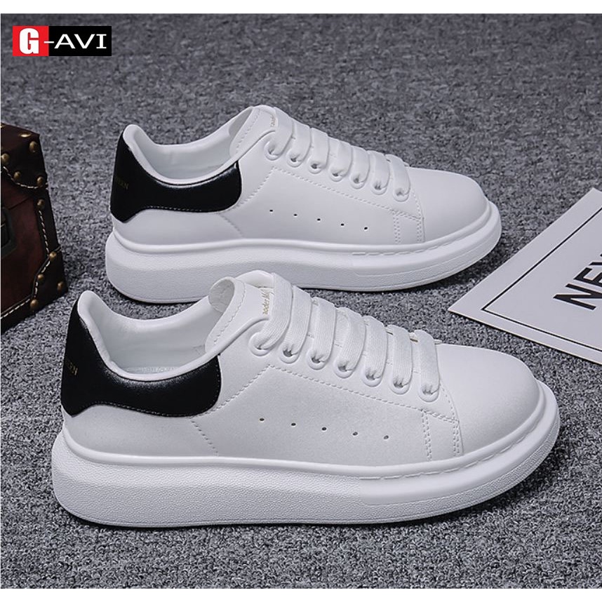 Giày thể thao nam màu tắng đế tăng chiều cao 5cm mẫu hot trend kiểu dáng sang, xin Mã X1