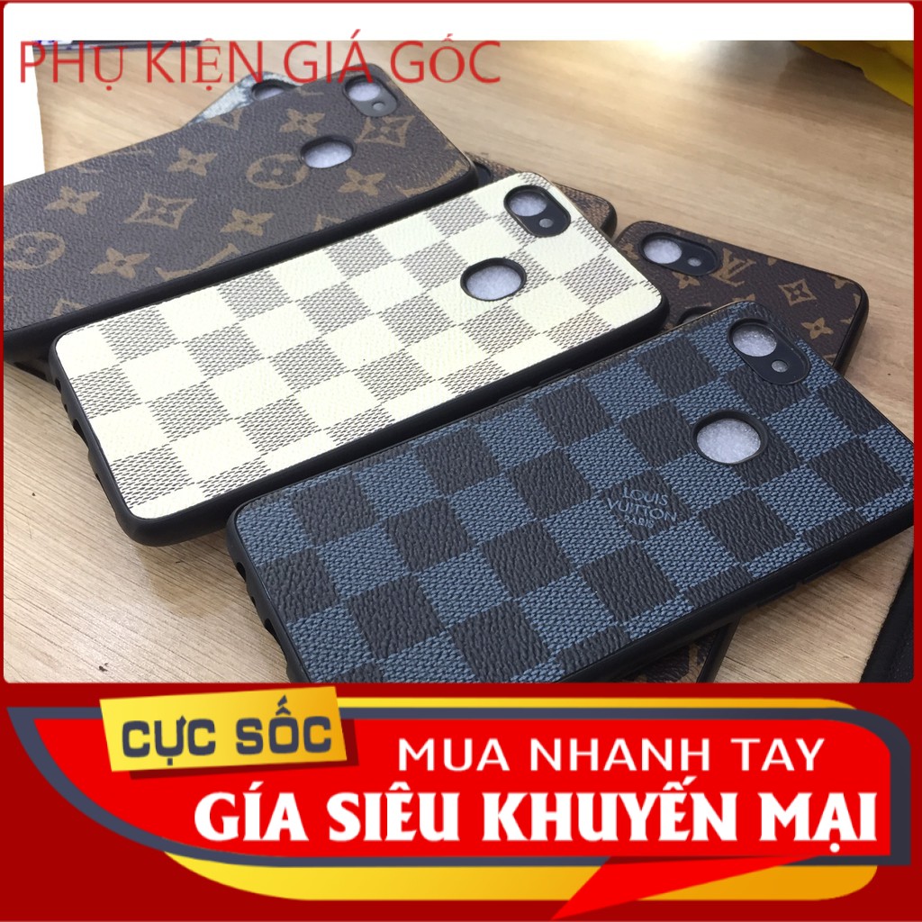 ốp oppo F7/A3 da LV cao cấp-Phụ kiện Online Shop