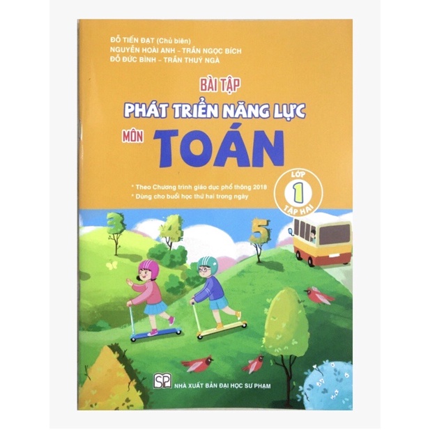 Sách - Bài tập phát triển năng lực môn toán lớp 1 - NXB Đại học sư phạm