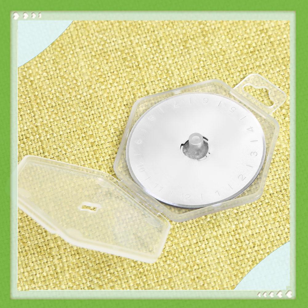 Set 5 lưỡi dao cắt xoay tròn kích thước 45mm chuyên dụng cho thợ làm đồ da