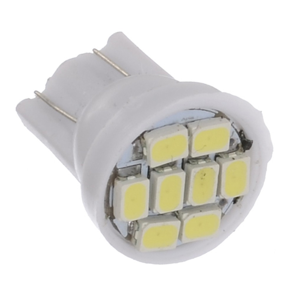 Bộ 4 đèn LED siêu sáng 1206 T10 8SMD 94 168 192 W5W cho xe hơi