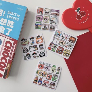 Sticker Cô Bé Bánh Kẹo |bee.decor|*mô tả*