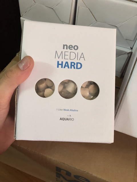 Vật liệu lọc Neo Media Hộp 1L hàng nguyên kiện- Vật liệu lọc cao cấp của Hàn Quốc Neo Pure Soft Hard