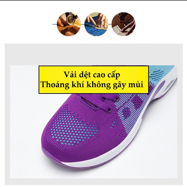 🚛SẴN HÀNG TẠI KHO HÀ NỘI🚛Giày thể thao nữ đi làm ,đi chơi,chạy bộ đế cao su đệm khí êm chân 4 màu MINOKA GTTN02