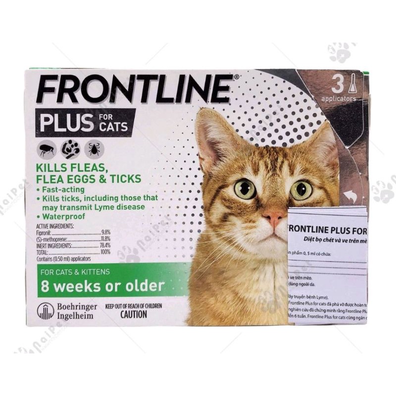Frontline Plus- Thuốc nhỏ gáy trị rận tai mèo (1 tuýp)