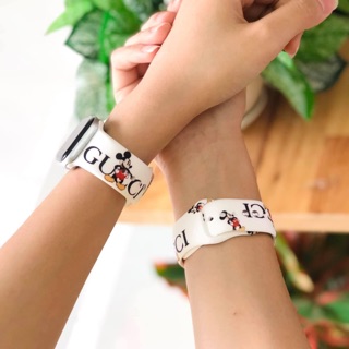 Dây silicon dành cho Apple watch in hoạ tiết mickey