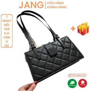 Túi Xách Nữ thời trang hình thoi giản dị túi đeo một bên vai trong có túi vuông nhỏ