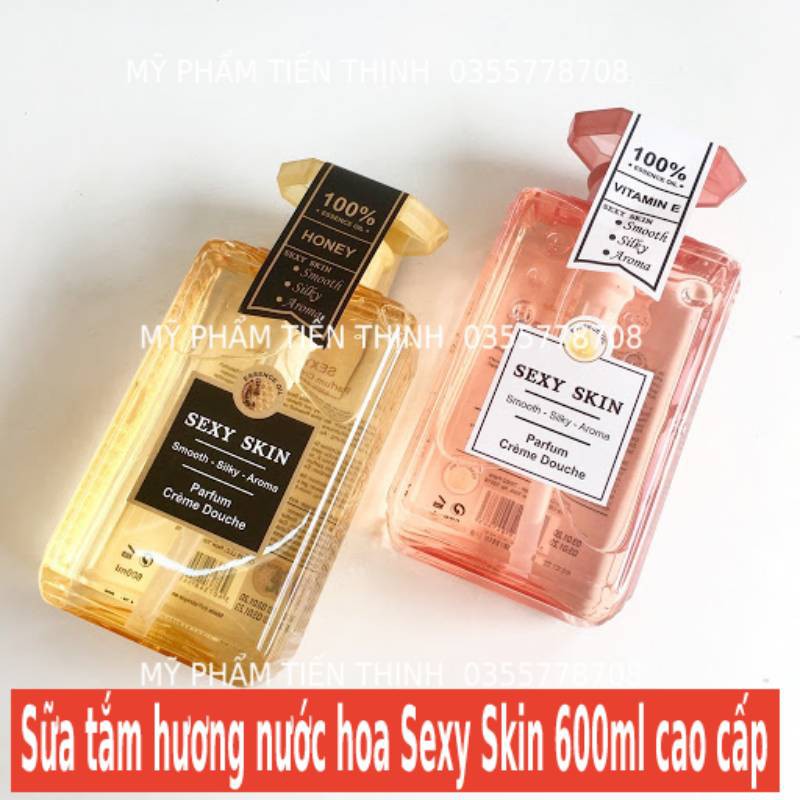 Sữa tắm hương nước hoa Sexy Skin 600ml cao cấp