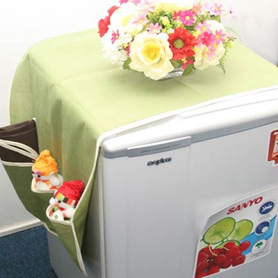 Combo tấm phủ tủ lạnh và miếng dán bếp