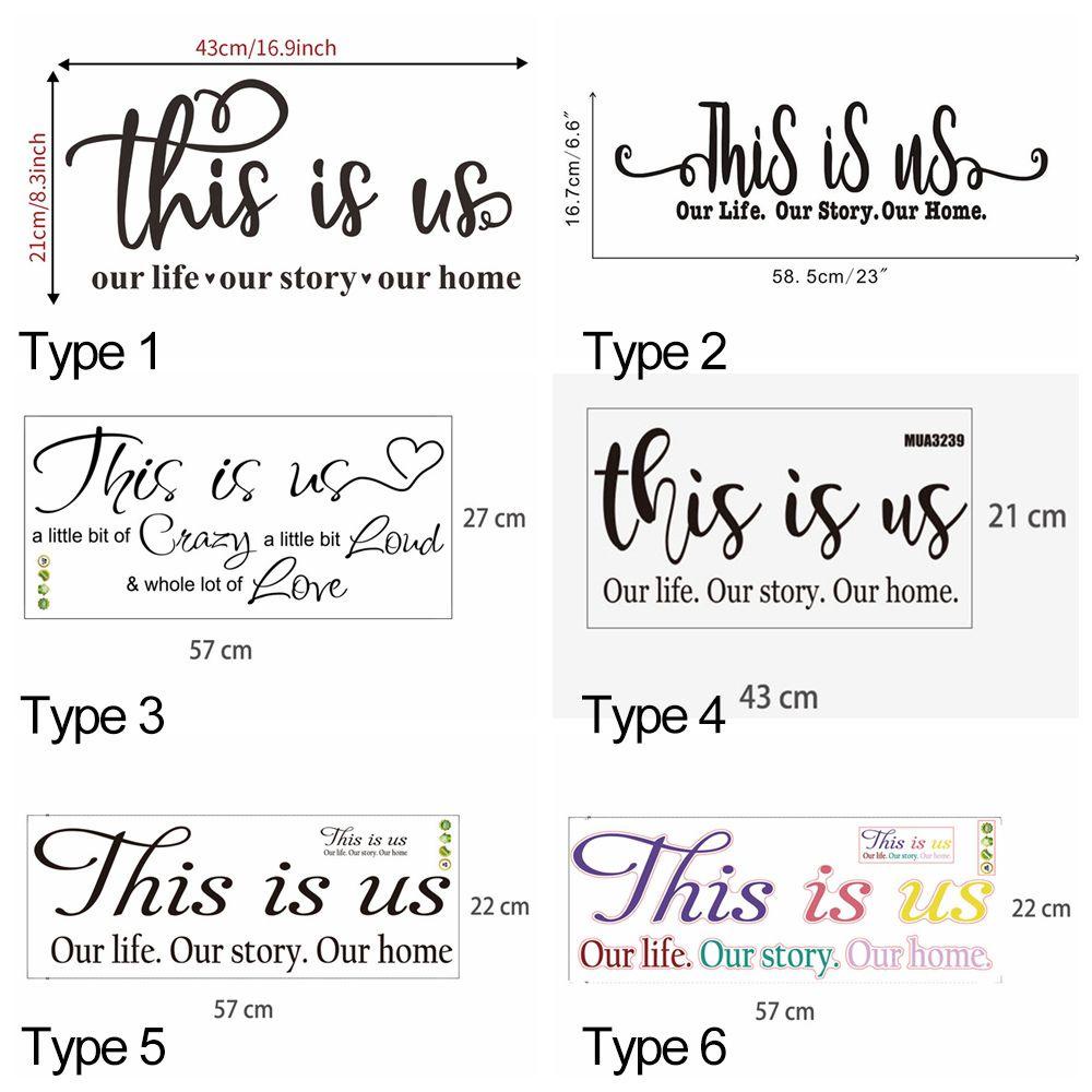 Daphs This Is Us Quà Tặng Trang Trí Phòng Khách Phòng Ngủ Cuộc Sống Của Chúng Tôi