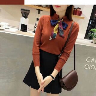 Combo Áo len cổ nơ hàng đẹp