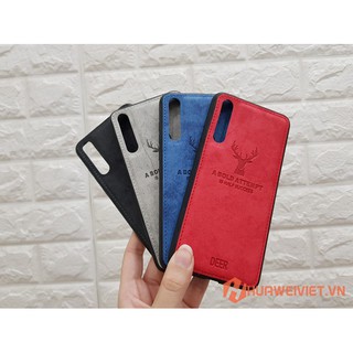 Ốp lưng dành cho  Huawei P20 Pro  in Deer lưng vải jean viền mềm, chống sốc, chống nước. Hàng cao cấp