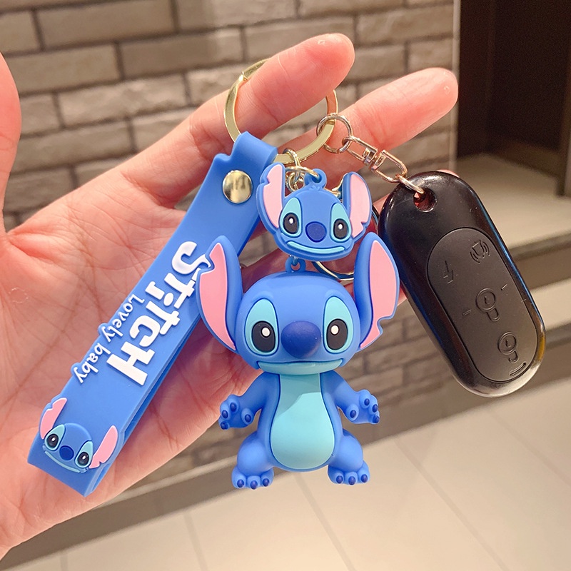 Móc Khóa Hình Nhân Vật Hoạt Hình Mickey Minnie Lilo &amp; Stitch Donald