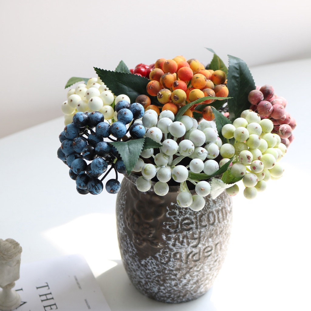 Hoa Nhân Tạo - Cành Hoa Cành Hoa - Trang Trí Phòng Khách Nhà - Lọ Trang Trí