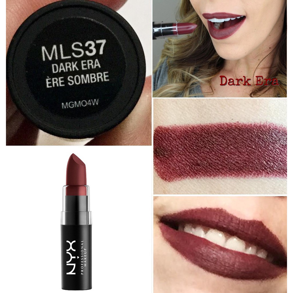 Son lì chính hãng NYX Matte Lipstick Màu sắc MLS