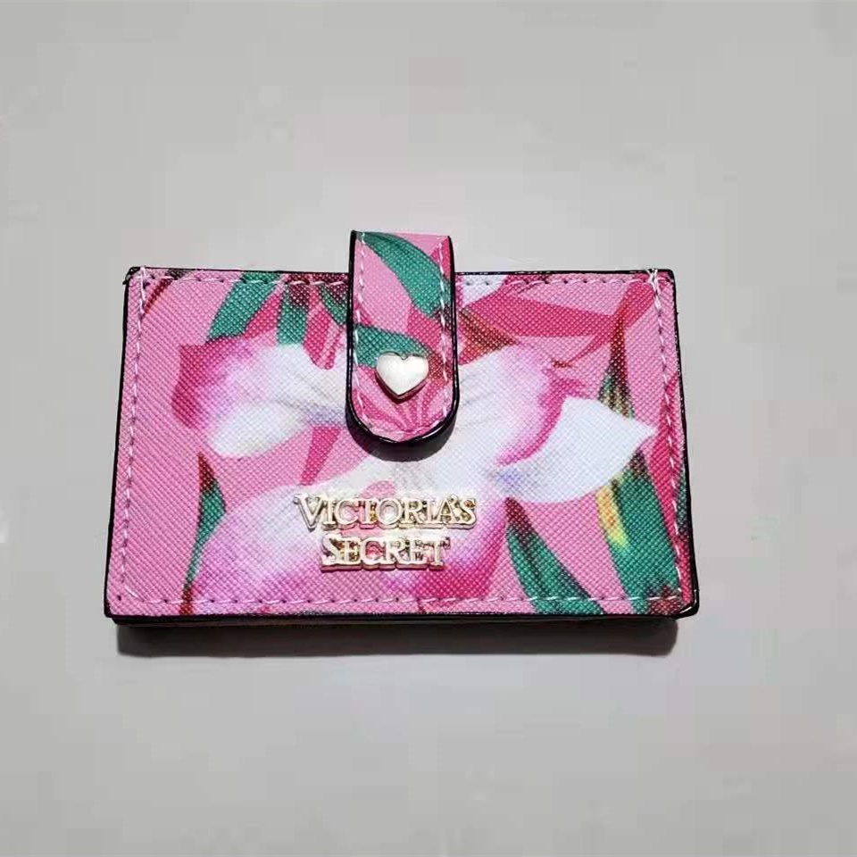 Ví Da PU Nhiều Ngăn Đựng Thẻ In Họa Tiết Tinh Tế