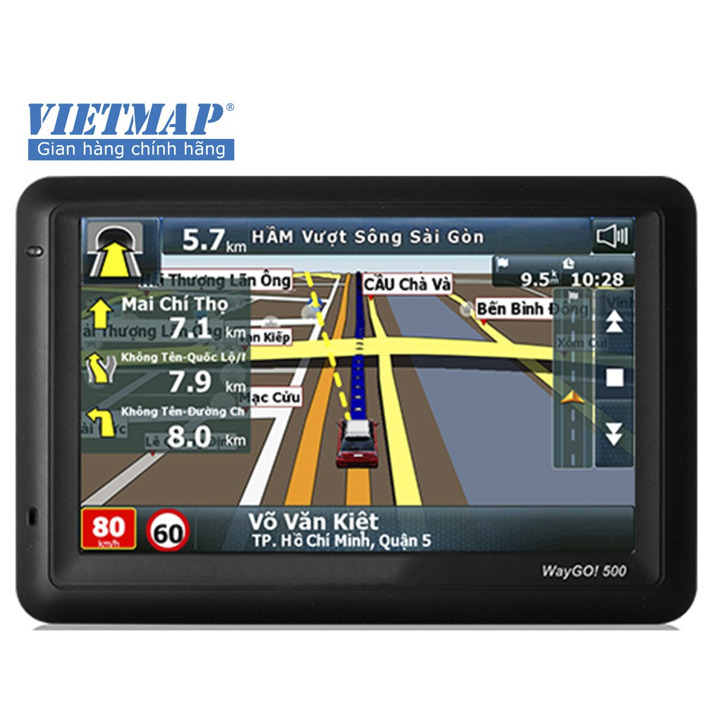 VIETMAP Waygo 500 - Thiết Bị Dẫn Đường Cho ô tô - Không Bao Gồm Bộ Áp Suất Lốp - HÀNG CHÍNH HÃNG