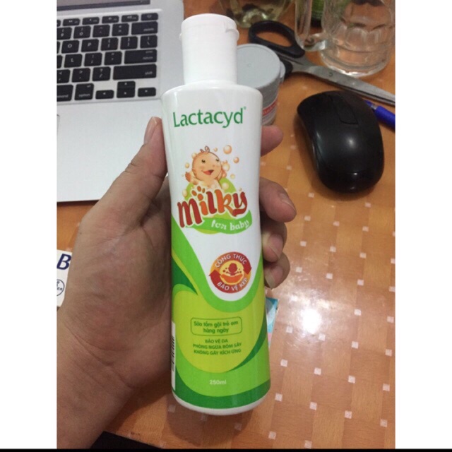 Combo 5 chai sữa tắm lactacyd milky 250 ml