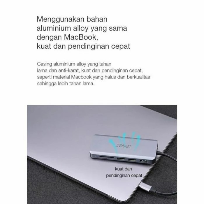 Đầu Đọc Thẻ Nhớ Hdmi Type C Ht390 Cho Macbook Ipad Pro