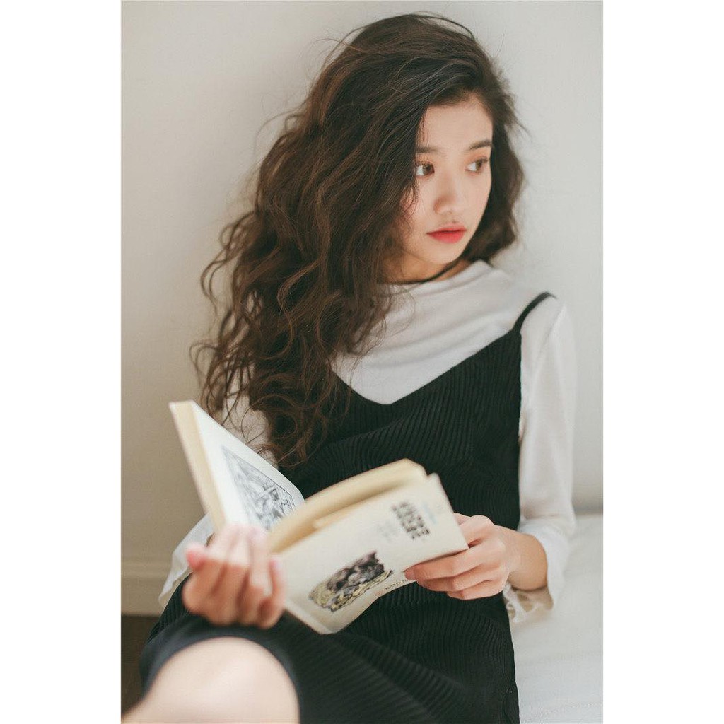 Luna Set - Set nhung gân áo thun