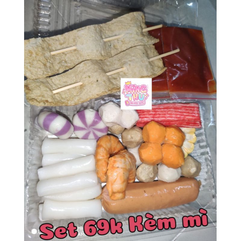 Topping Mua Thêm Set Thả Lẩu Bánh Gạo Tokbokki