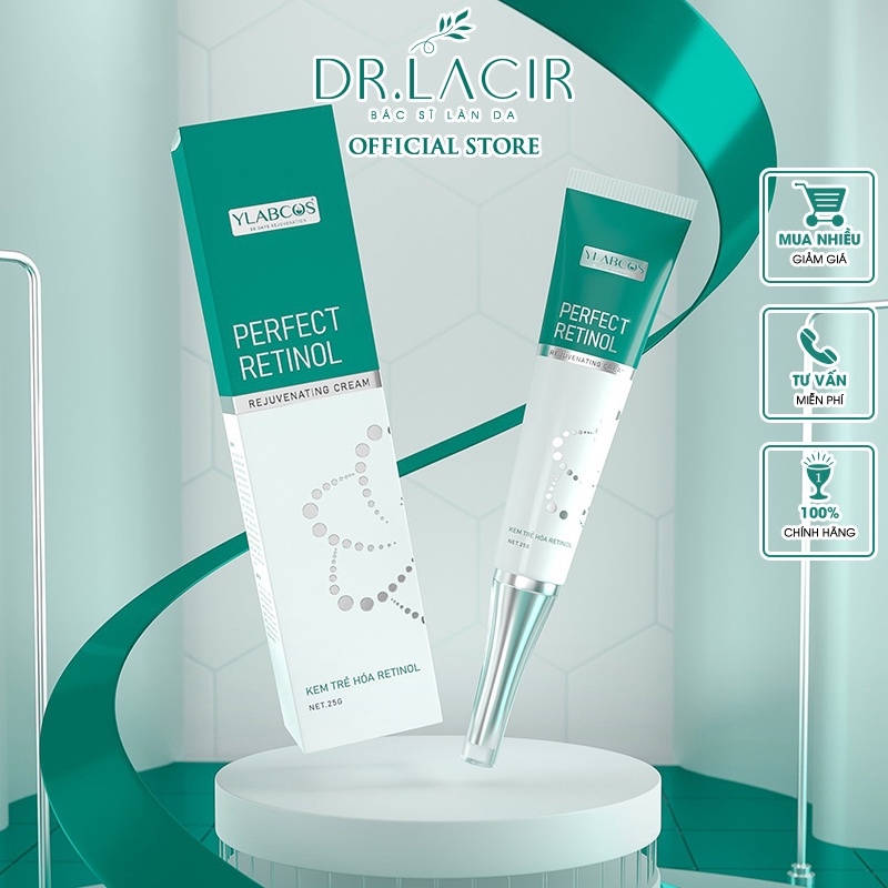 Kem trẻ hóa, và serum trẻ hóa Retinol Dr.lacir DR67
