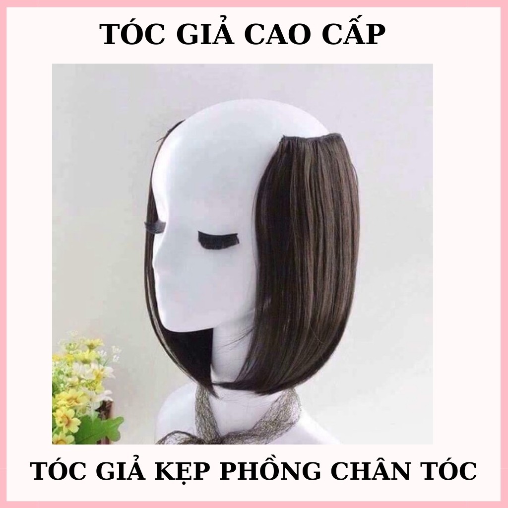 Tóc giả kẹp phồng ❤️FREESHIP❤️ kẹp phím phồng tóc 2 bên - giá 1 cặp ( gồm 2 cái 2 bên )