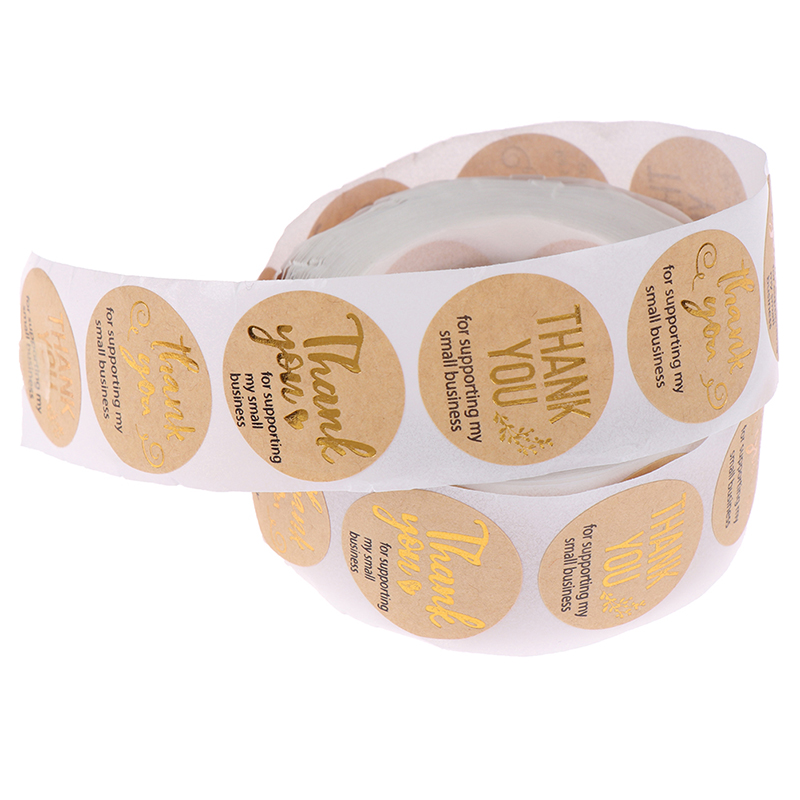 Set 500 Miếng Dán Chữ Thank You Trang Trí