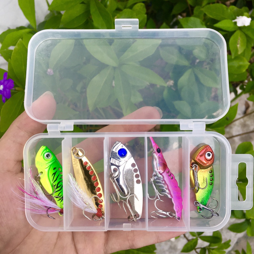 Combo 5 mồi giả chìm đáy câu lure, cá lóc siêu nhạy Phukiencaulure25 Combo mồi chìm đáy chuyên lure, cá lóc, chẽm...