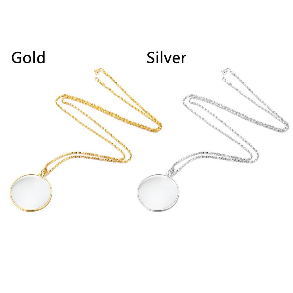 WONDER Vòng cổ Mặt Kính Lúp Đọc Sách Độc Đáo