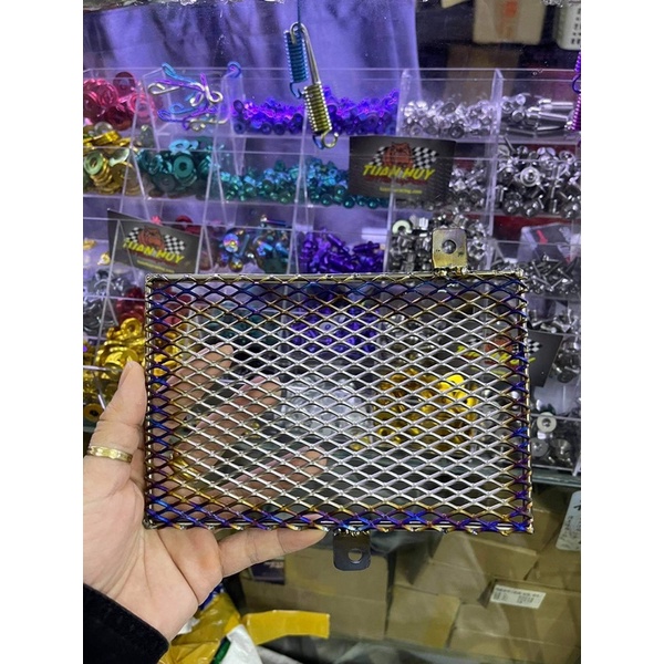 Che két nước titan dạng lưới cho xe honda yamaha exciter ex 135 150 winner sonic