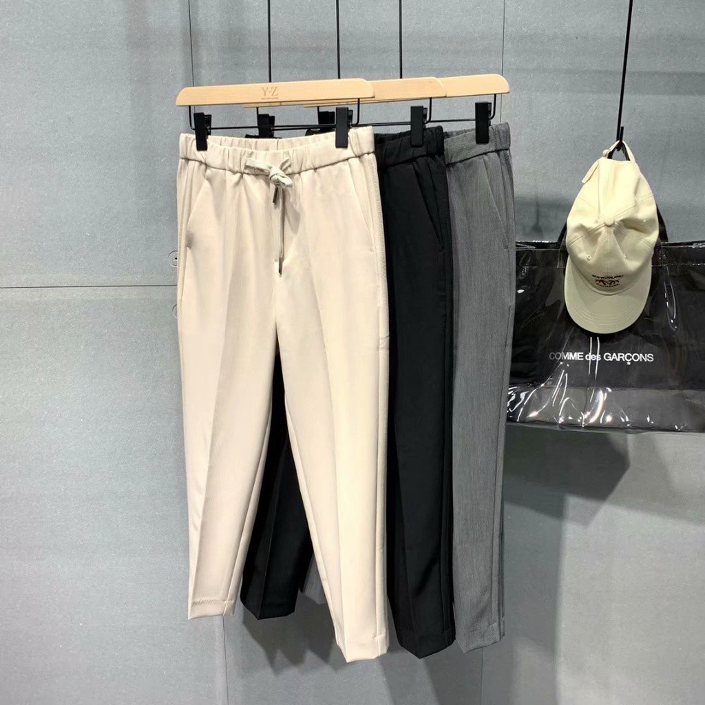 Quần Tây Ống Rộng Thời Trang Mùa Hè Dành Cho Nam / Size S-3XL