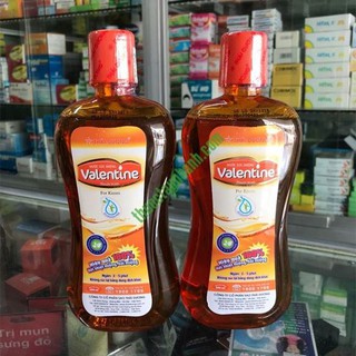 Nước súc miệng Valentine thanh nhiệt 500ml