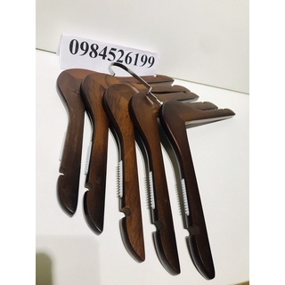 MÓC GỖ Nữ NÂU CỔ TRÒN loại 1 - DÙNG CHO SHOP QUẦN ÁO VÀ GIA ĐÌNH