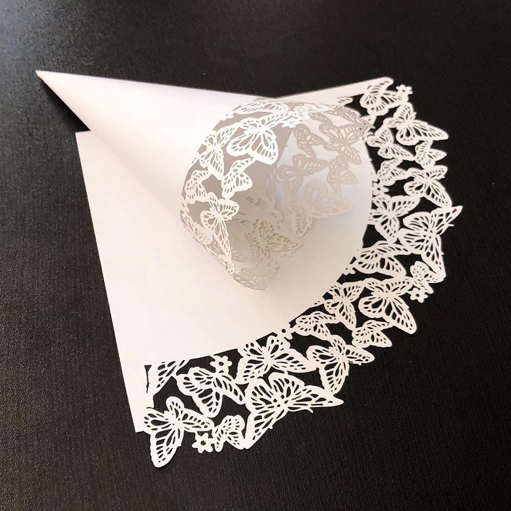 NICKOLAS Ống Giấy Kraft Đựng Hoa Hồng Trang Trí Đám Cưới DIY