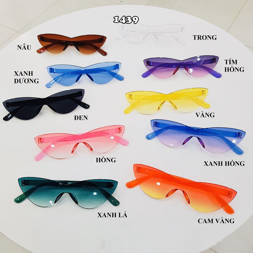 Kính mát nữ thời trang cao cấp form nhọn 💖FREESHIP💖 mắt kính râm nam nữ sành điệu giá rẻ Ah1439 | BigBuy360 - bigbuy360.vn