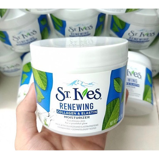 Kem Dưỡng Ẩm St.Ives Skin Renewing Collagen & Elastin Moisturizer (283g)