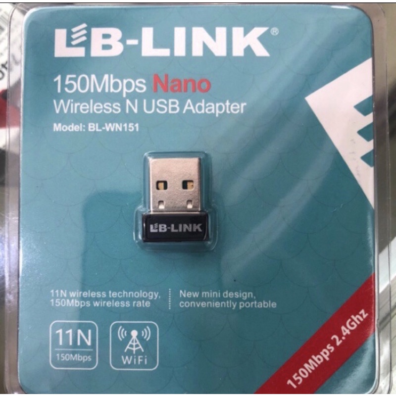 Usb WIFI Chính hãng LB Link phát wifi cho những máy bị hỏDành cho Pc Không cần mắc dây mạng Bảo hành 5 tháng