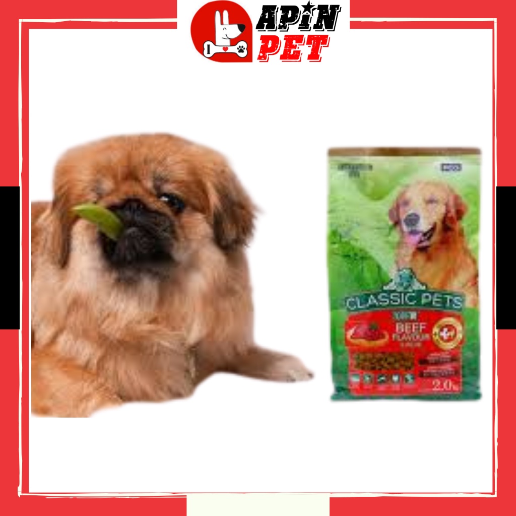 Thức Ăn Hạt Cho Chó Lớn Vị Bò Classic Pet Nhập Khẩu Chính Hãng Thái Lan Gói 400g-Shop ApinPet