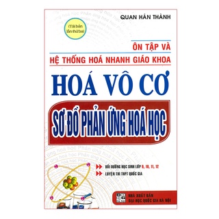 Sách - Ôn tập và Hệ thống hóa nhanh giáo khoa Hóa vô cơ - Sơ đồ phản ứng hóa học (HA88)