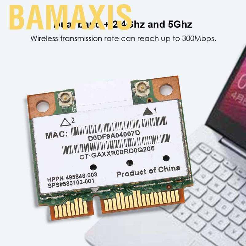 Bamaxis 300Mbps 2.4/5G Mini PCI-E WiFi Wireless Network Card 802.11a/b/g For Laptop FOY