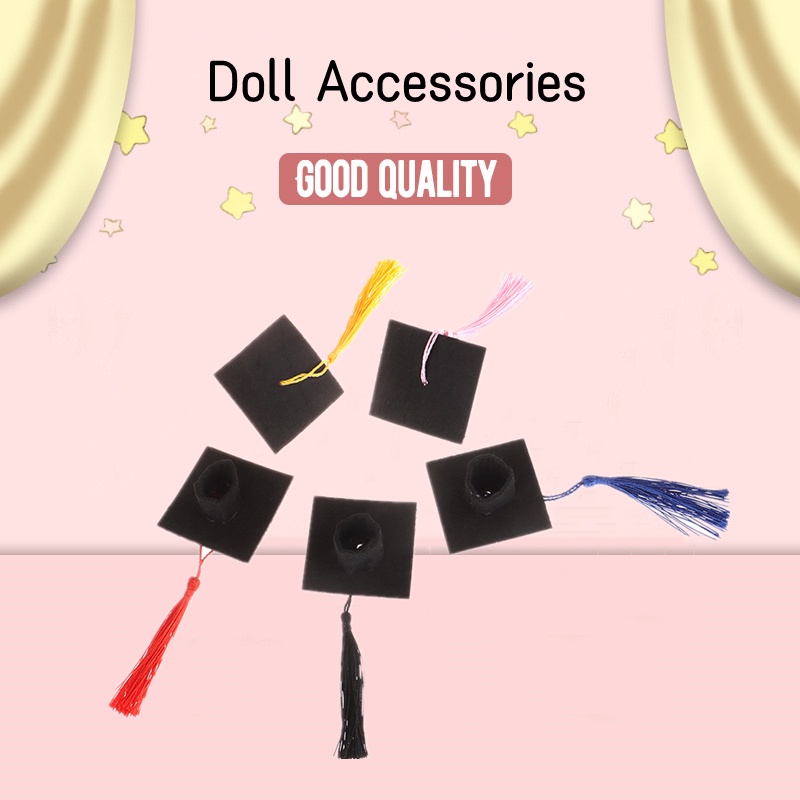 1 Nón Tốt Nghiệp Mini Có Tua Rua Trang Trí Mũ Tốt Nghiệp SZDOLL4