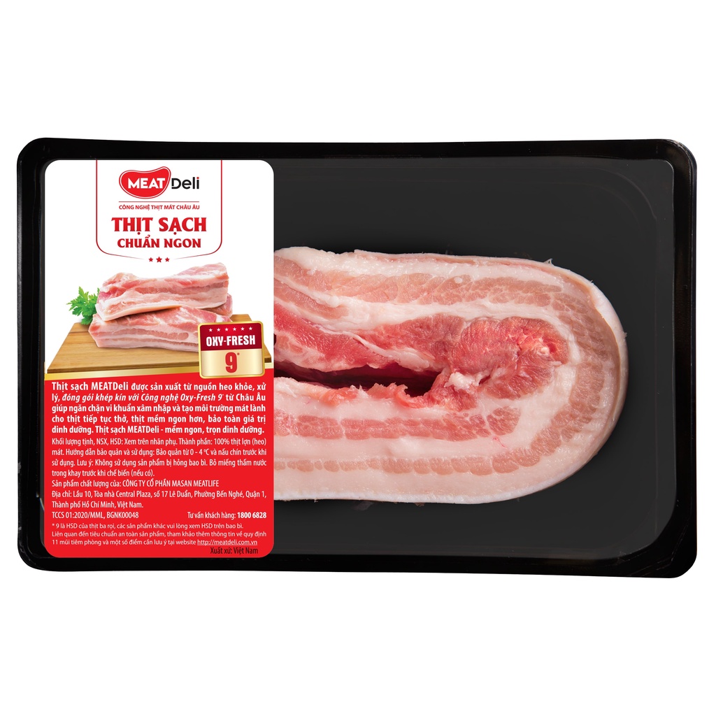 Ba rọi heo chuẩn ngon 350g