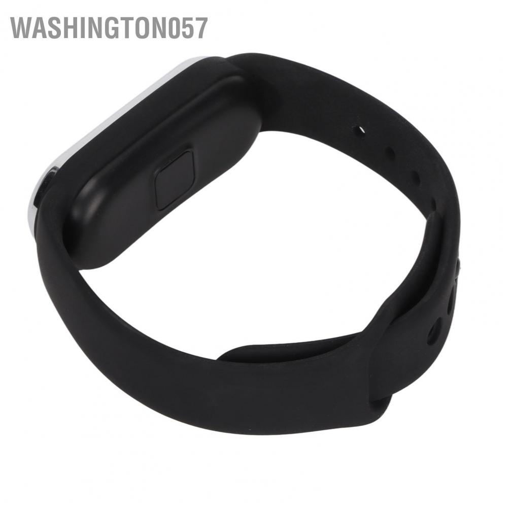 Washington057 Washington057 Vòng đeo tay đuổi muỗi chống siêu âm Di động với Đồng hồ kỹ thuật số LED